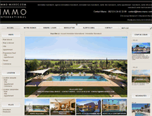 Tablet Screenshot of immo-maroc.com
